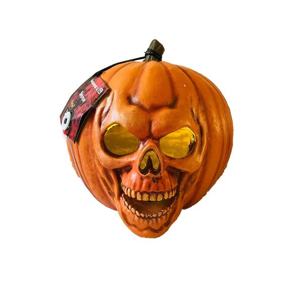 Spirit Halloween II Pumpkin Light Up Statue Michael Myers Jack O Lantern - Picture 3 of 11